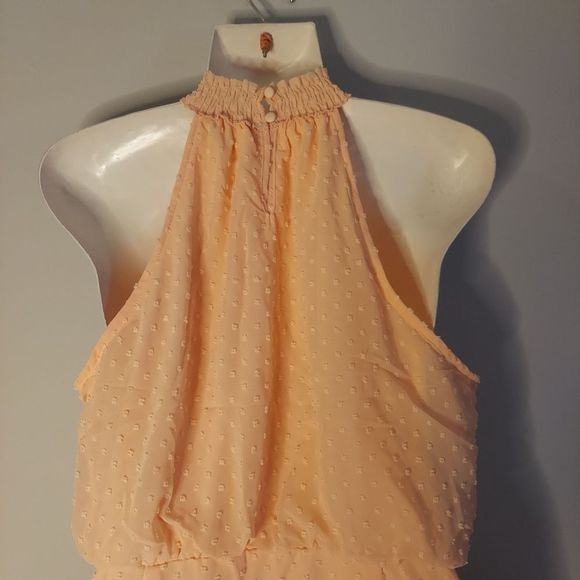 Halter Ruffled Mini Dress - Picture 11 of 13